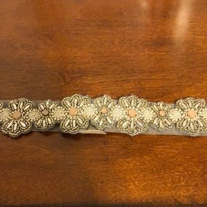 Torrid Silver beaded belt